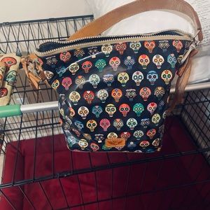 Consuela Black skull Cross Body